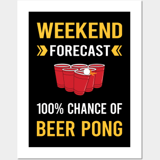 Weekend Forecast Beer Pong Posters and Art